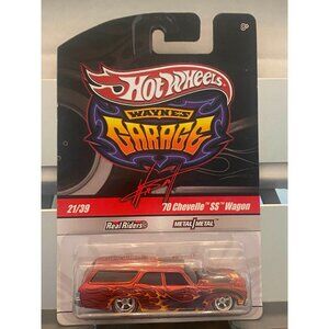 Hot Wheels Waynes Garage 70 Chevelle SS Wagon Real Riders Die-Cast Car